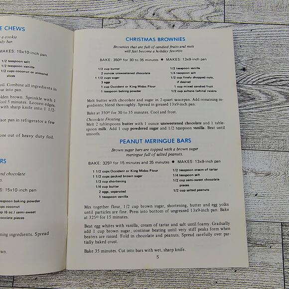 Occident King Midas All-Occasion Recipes Cookbook Booklet Peavy Flour Mill VG - Picture 4 of 13